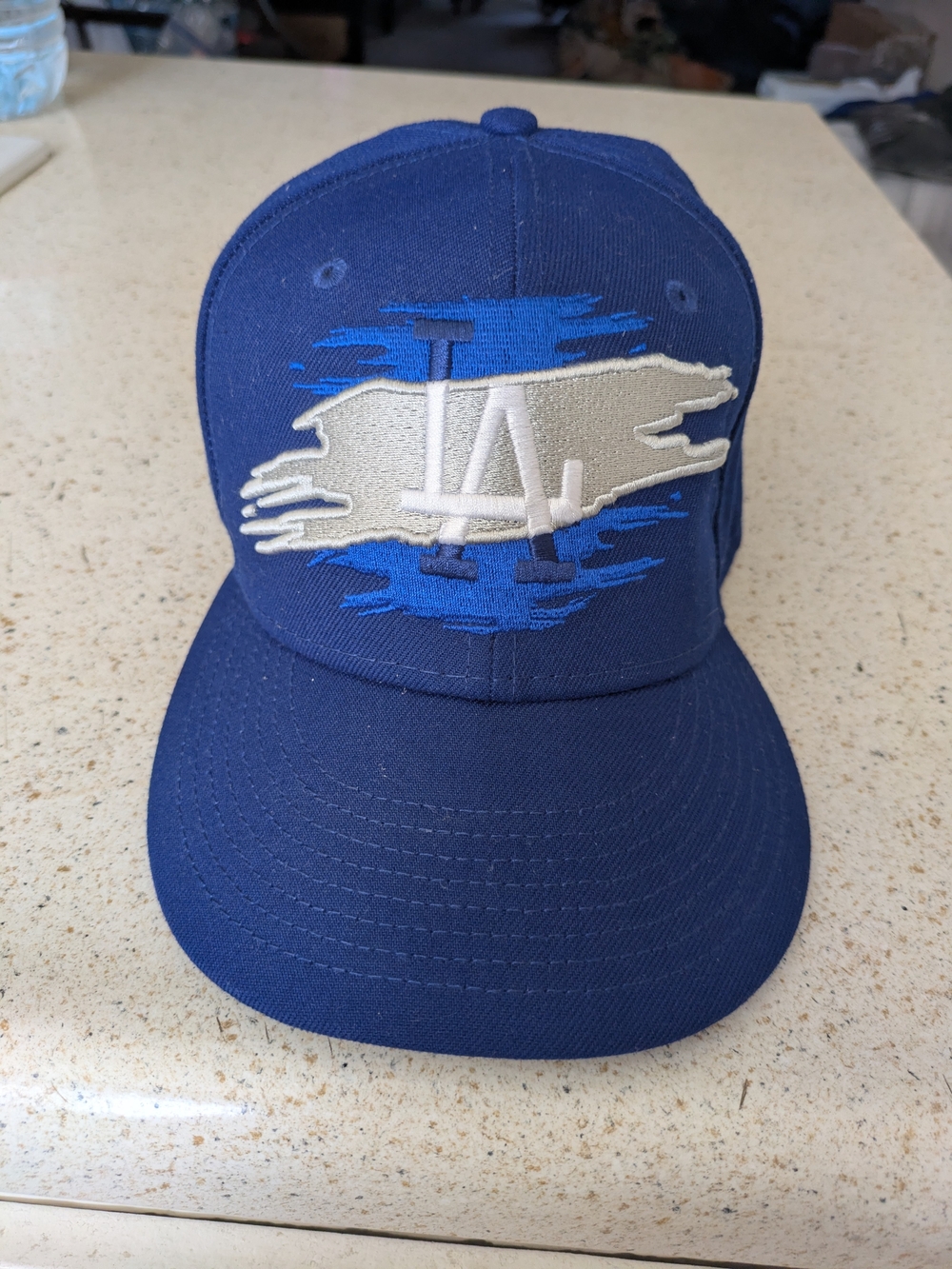 NWOT New Era Navy Blue Baseball Hat with LA Patch